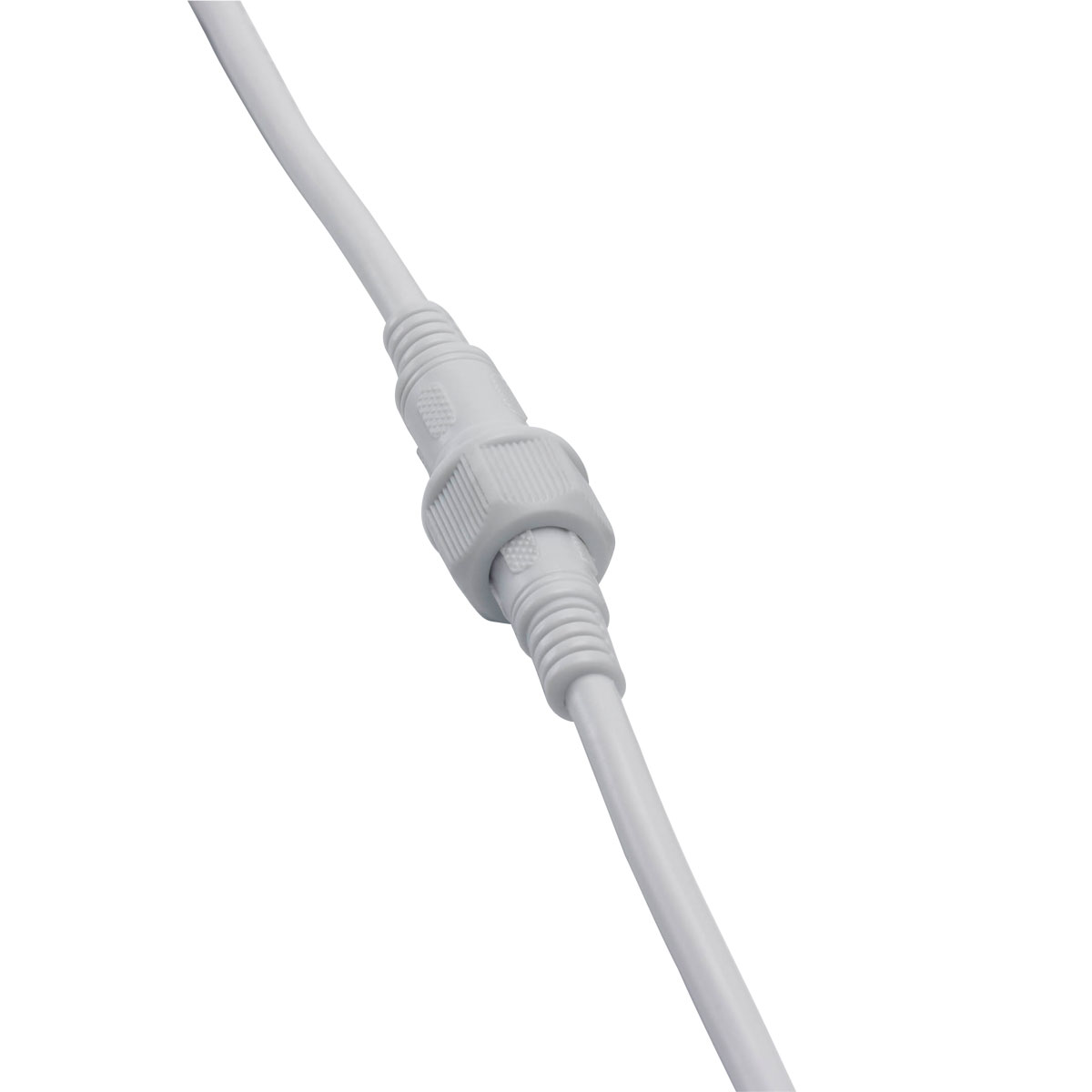 4-wire cord with white IP68 connectors (40cm)
