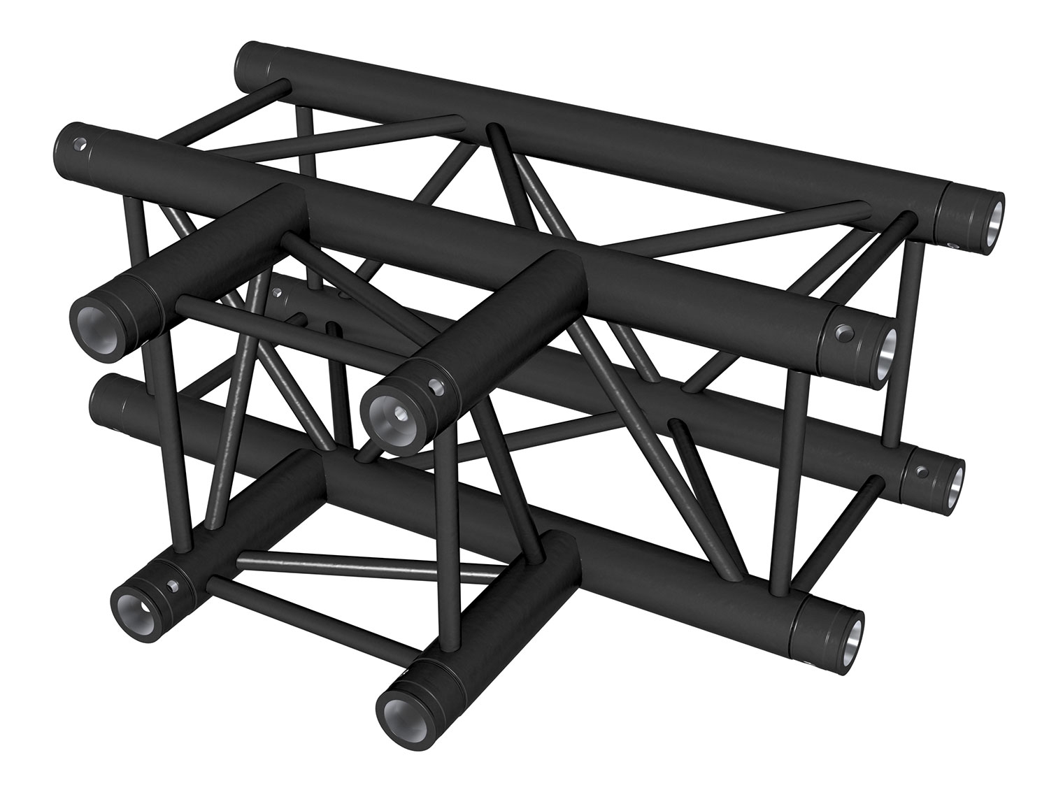 TRUSS Quatro 290 angle - 90- - 3 directions - black - Connection kit included