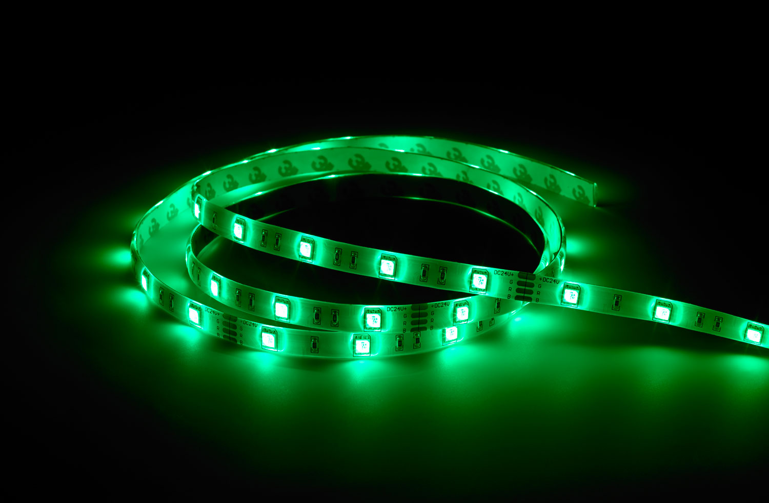 Ledstrip 30 LEDs/meter version with a silicone safety dome - IP65 - RGB - 5m roll