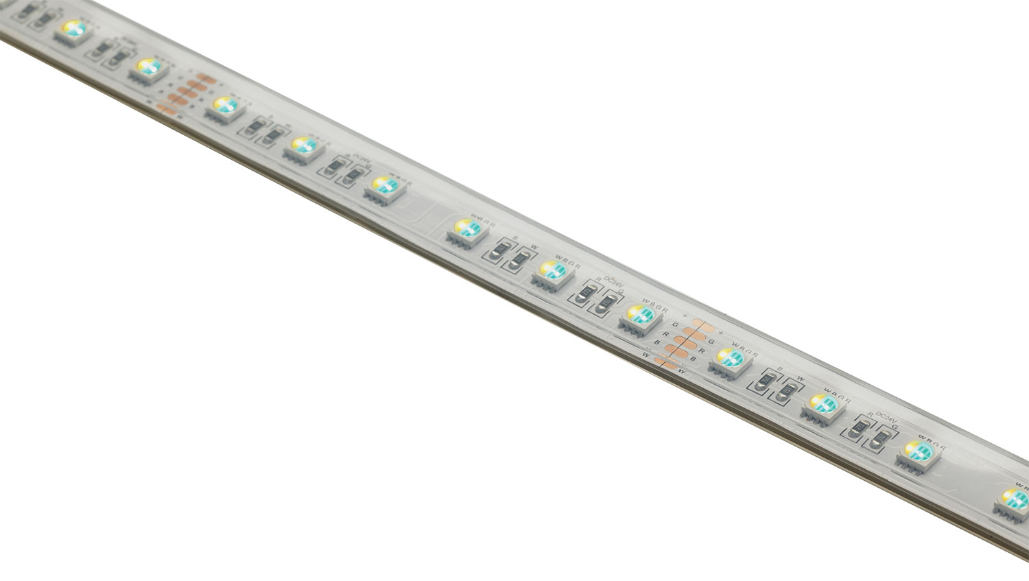RGB+3000K Ribbon  - 5m - IP67 - 60 LEDs/m - 3M adhesive tape