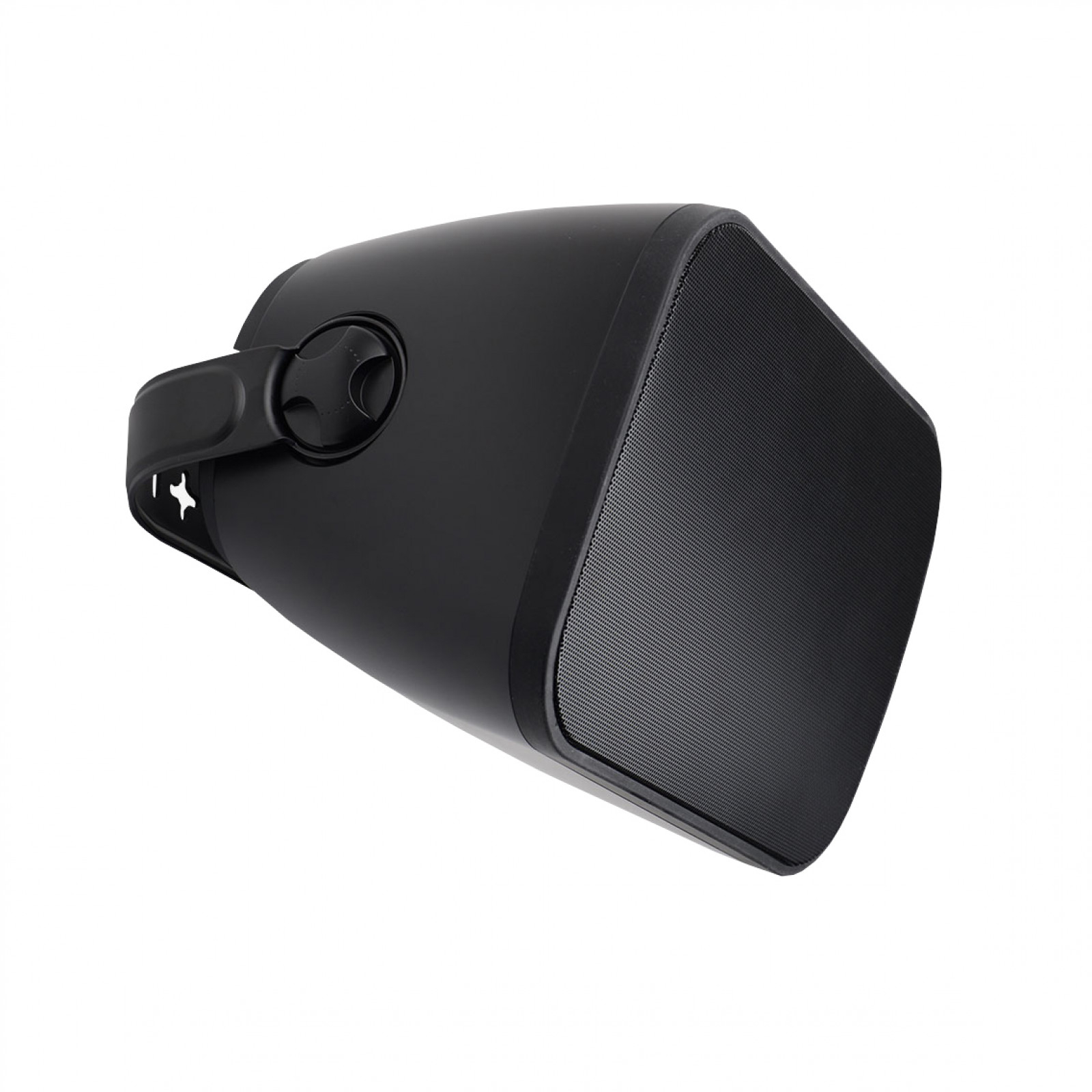 Installatie luidspreker 8Ǧ + 1Ǧ met basradiator achteraan - 80W - 100V en 8 Ohms  IP65 - Zwart